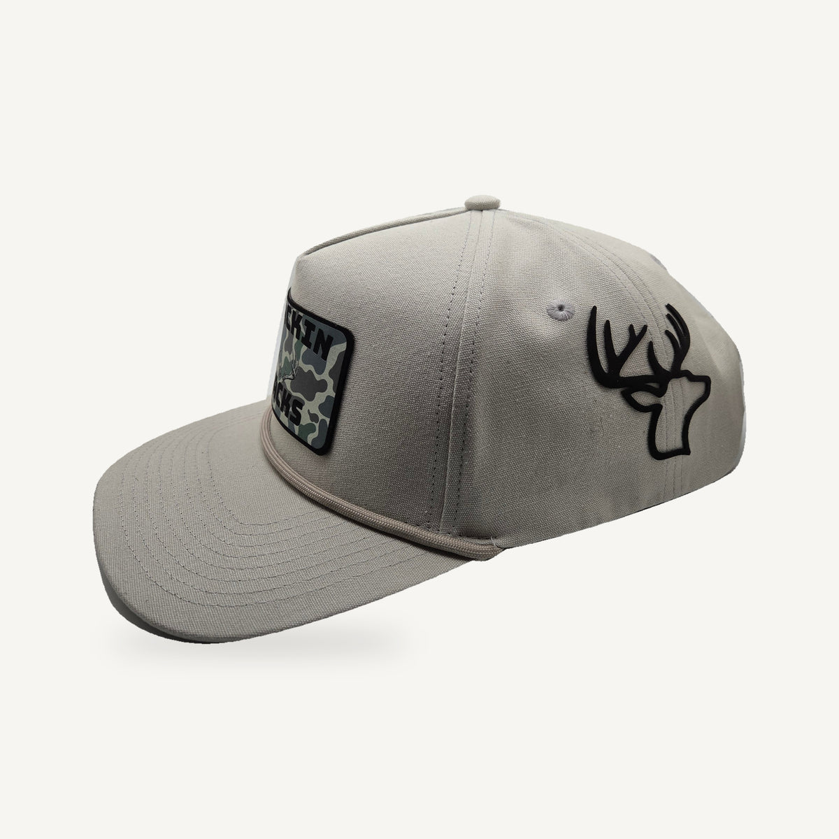 Stackin Racks Camo Patch Rope Hat - Cream