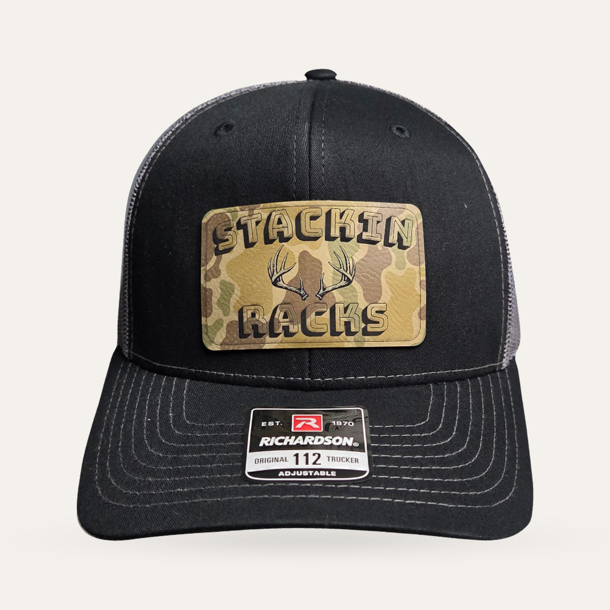 Stackin Racks Trucker Hat - Black / Gray