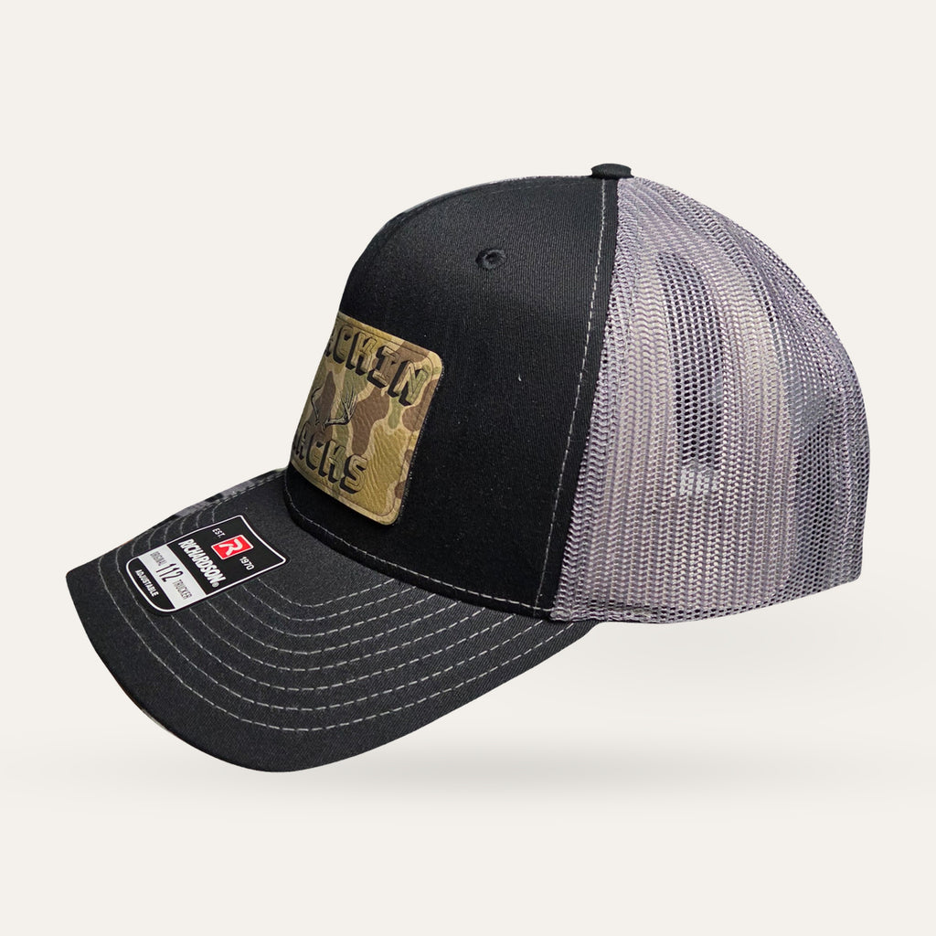 Stackin Racks Trucker Hat - Black / Gray