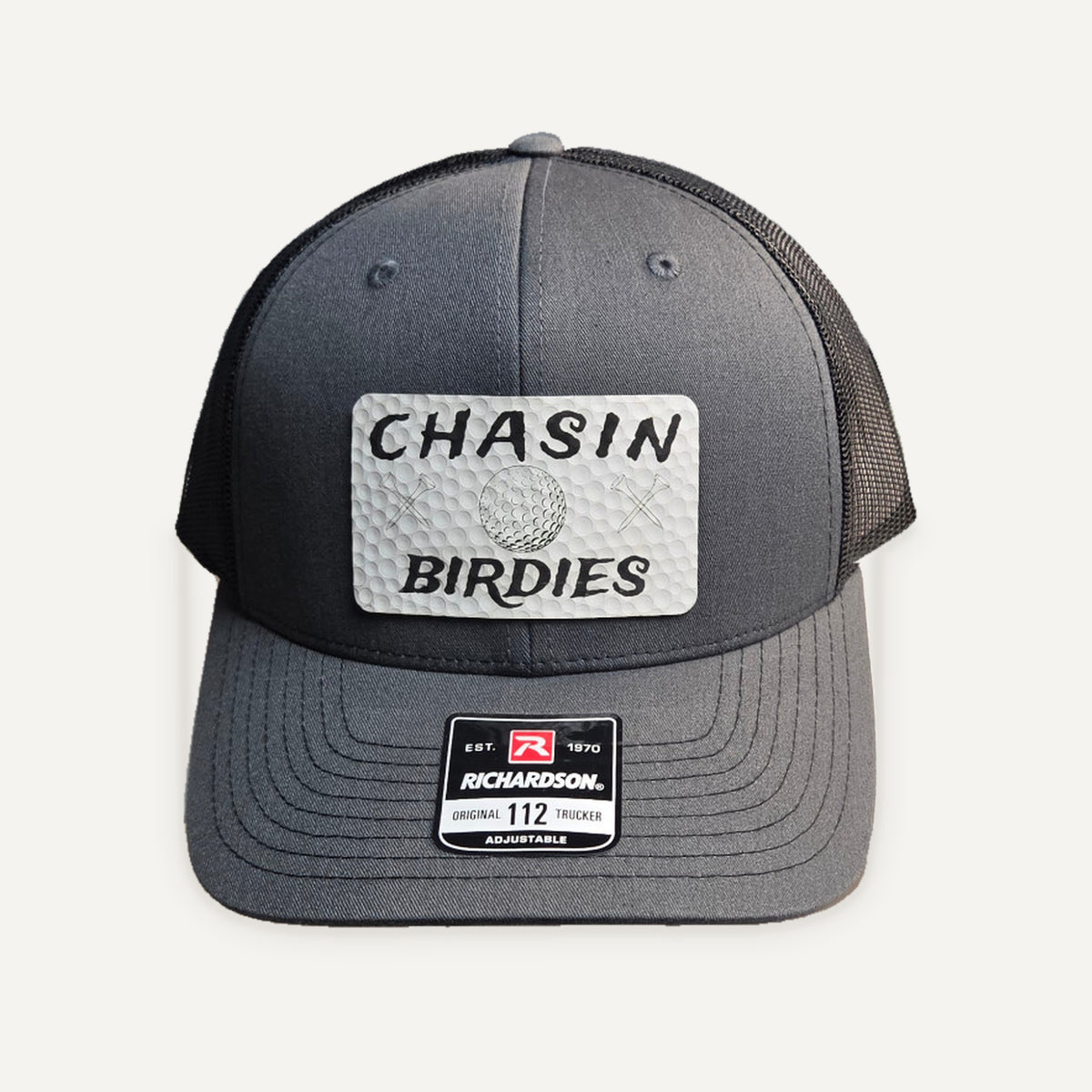 Chasin Birdies Trucker Hat - Charcoal / Black