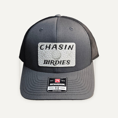 Chasin Birdies Trucker Hat - Charcoal / Black
