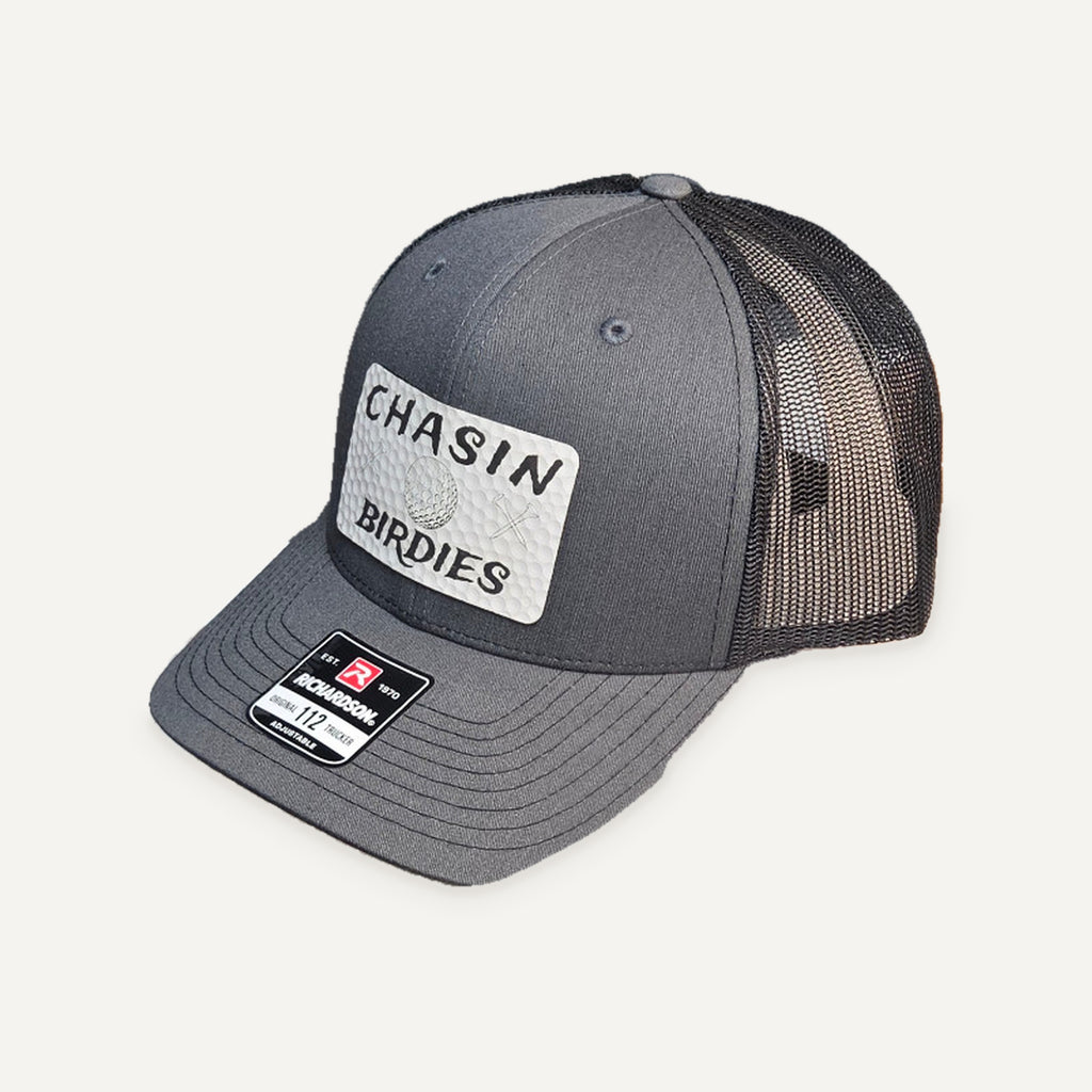 Chasin Birdies Trucker Hat - Charcoal / Black