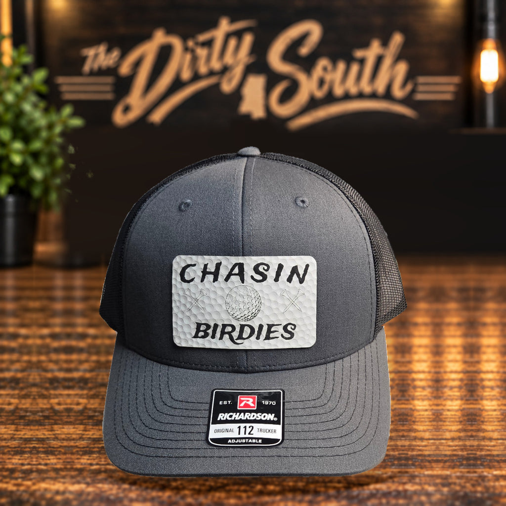Chasin Birdies Trucker Hat - Charcoal / Black