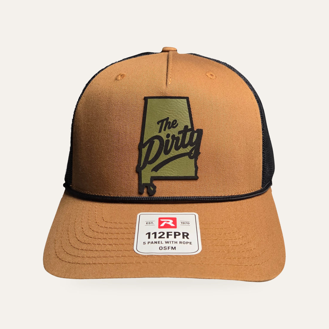 The Dirty Alabama Rope Hat - Tan / Black