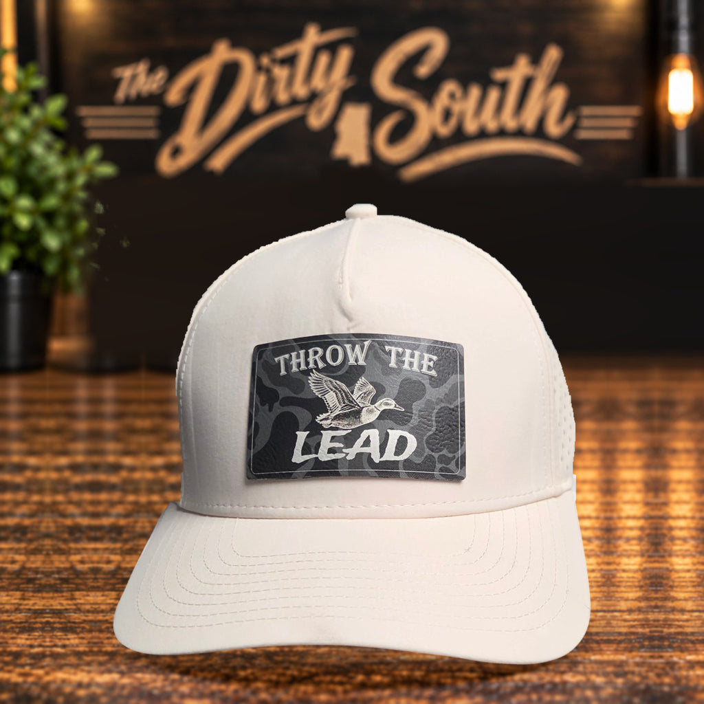 Throw the Lead Perforated Hat - Ivory