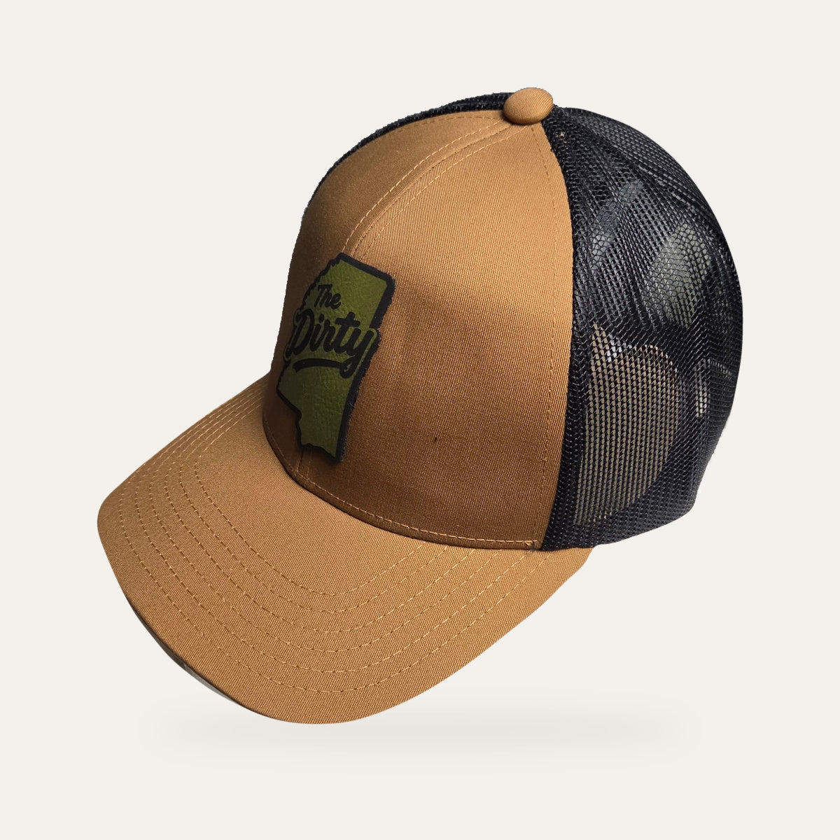 The Dirty Mississippi Trucker Hat - Tan / Black