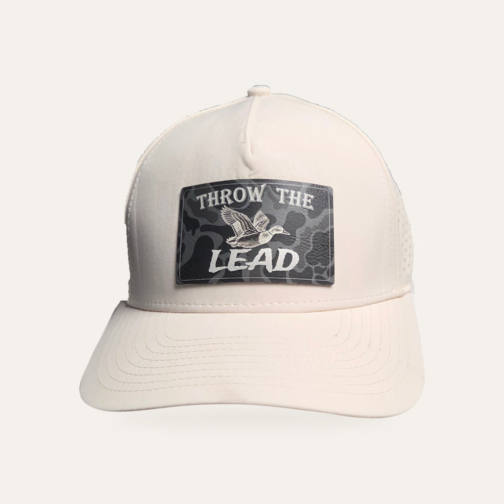 Throw the Lead Perforated Hat - Ivory